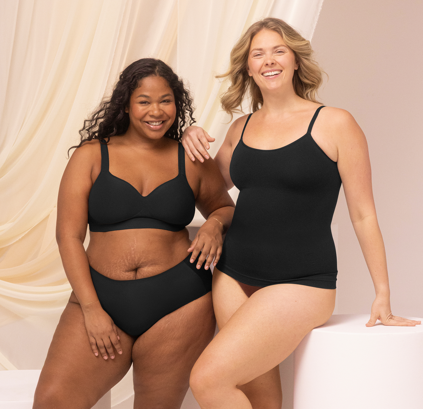Two women smiling - Shapermint product showcase