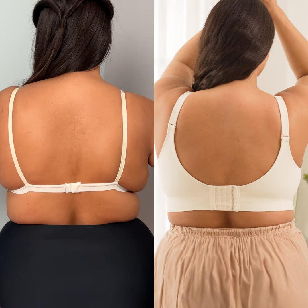 3. Smooth away side and back bulges