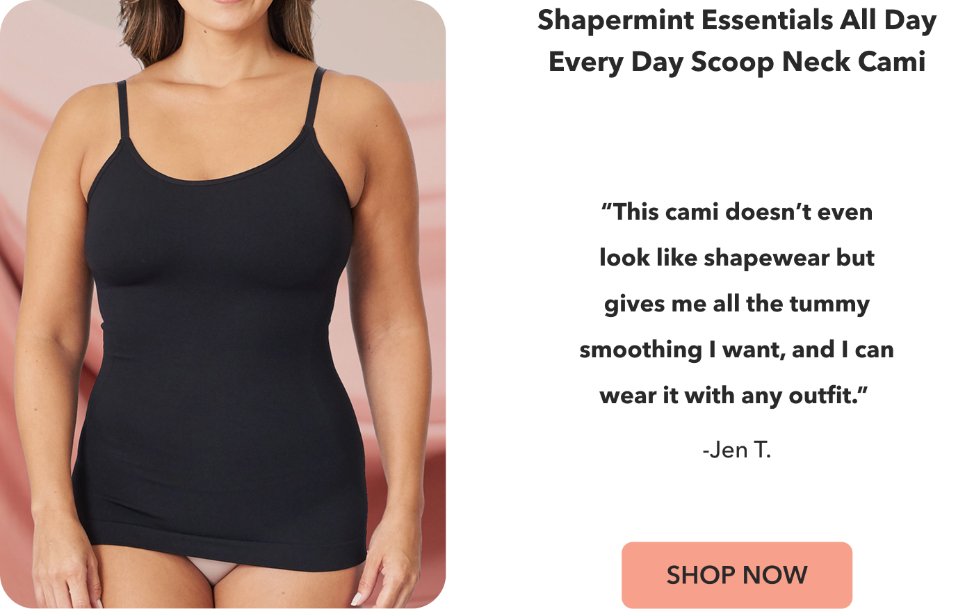Shapermint Essentials All Day Every Day Scoop Neck Cami