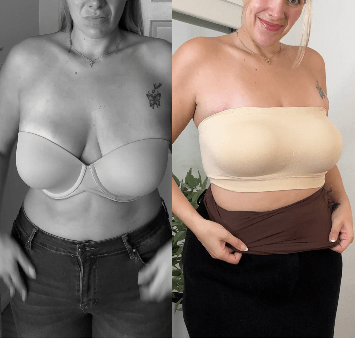 3. Smooths everything—no lines, no bulges