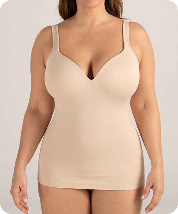 Sweetheart Built In Bra Shaper Cami