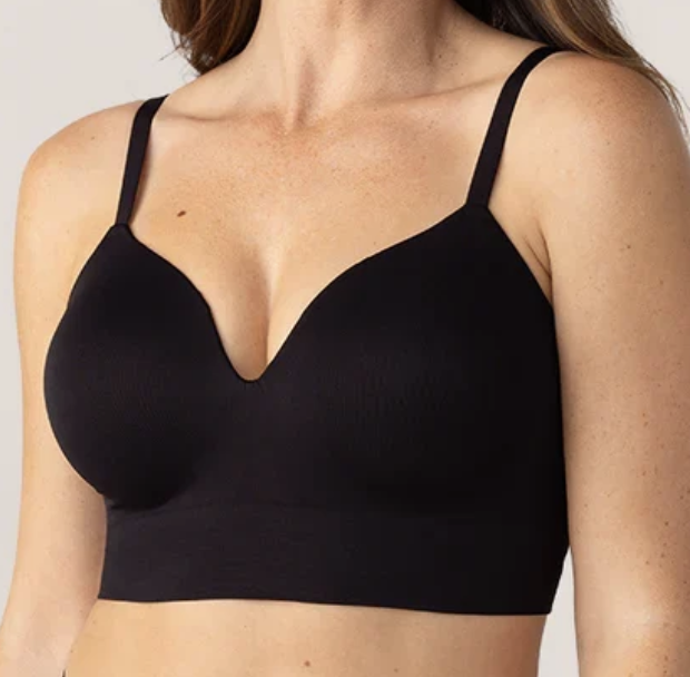 Woman wearing Shapermint wireless bra