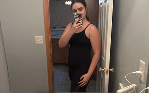 Customer wearing Shapermint shapewear