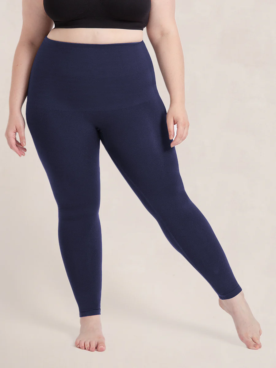 Mid-Waist Shaping Leggings Blue