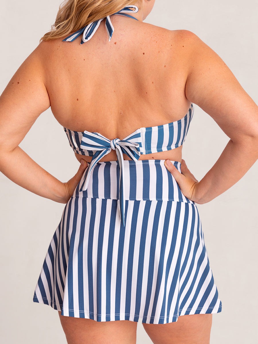 Shapermint Essentials High Waisted Full Coverage Swim Skirt
