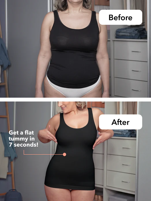 Tank Cami before and after