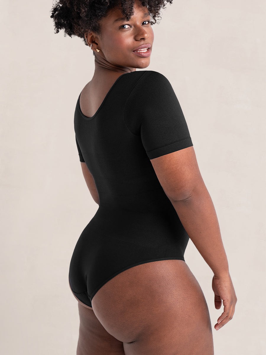 Shapermint Essentials Short-Sleeve Bodysuit