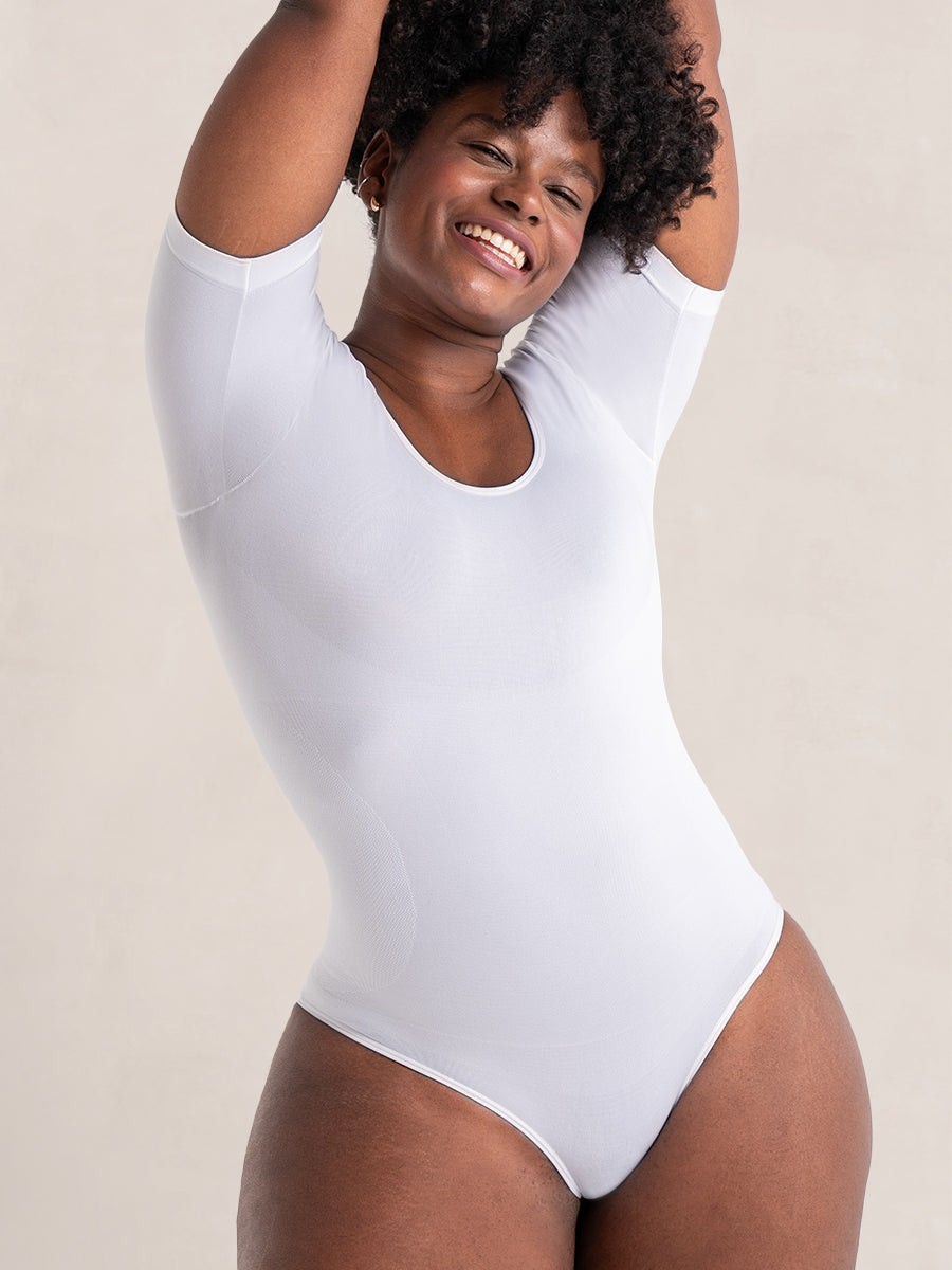 Shapermint Essentials Short-Sleeve Bodysuit