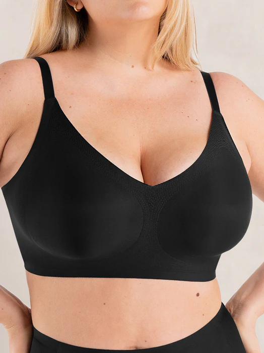 Smoothing Comfort Bra Black FRONT