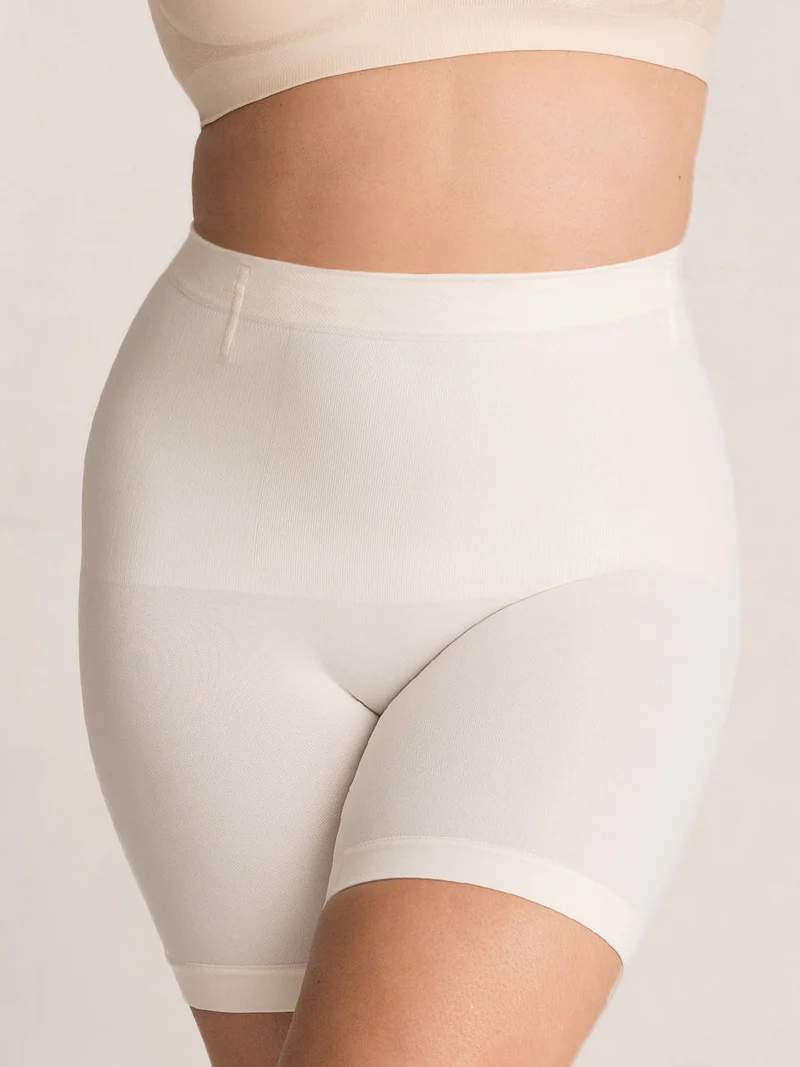 Slimbelle High-Waisted Body Shaper Shorts - All Day Tummy Control, Seamless Shapewear For Women