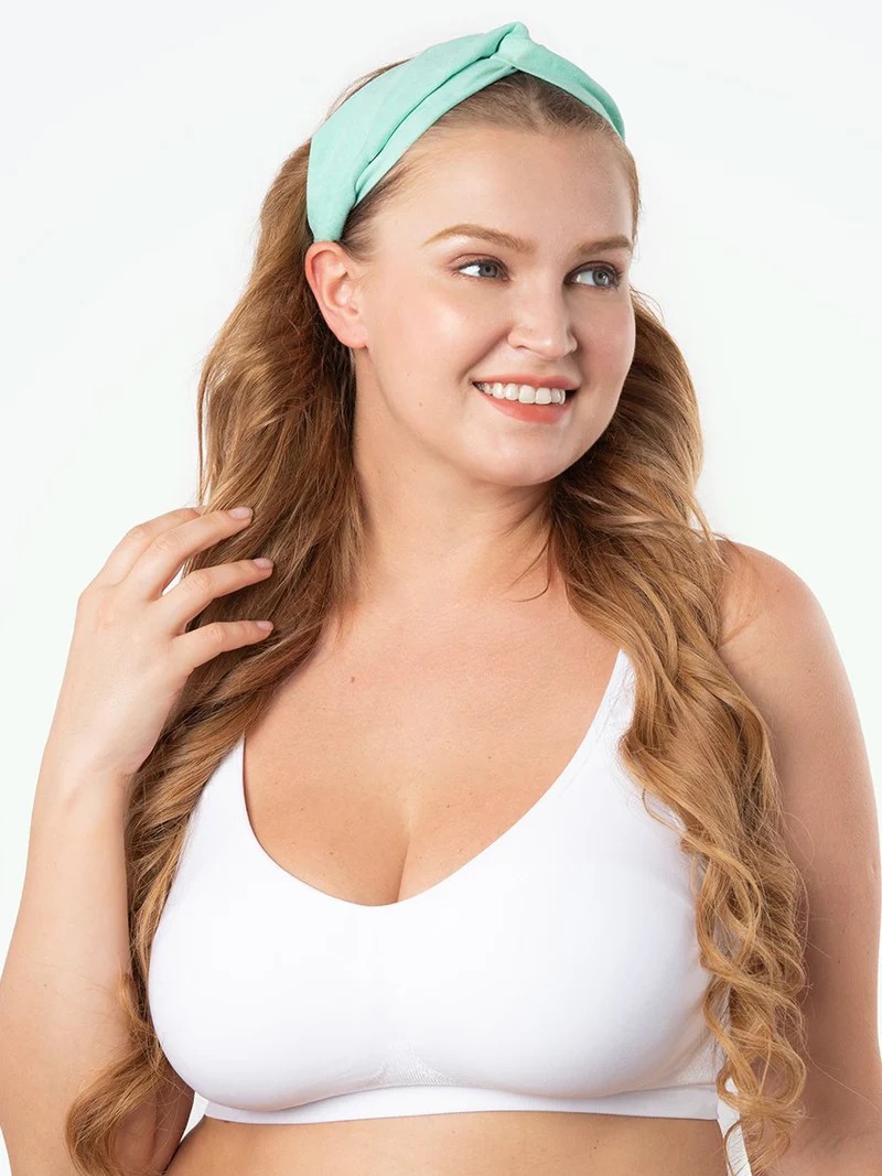 Ocean Blue Front Knot Fashion Headband
