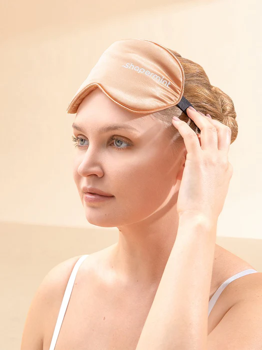 Shapermint Accessory Pink Satin Sleep Mask