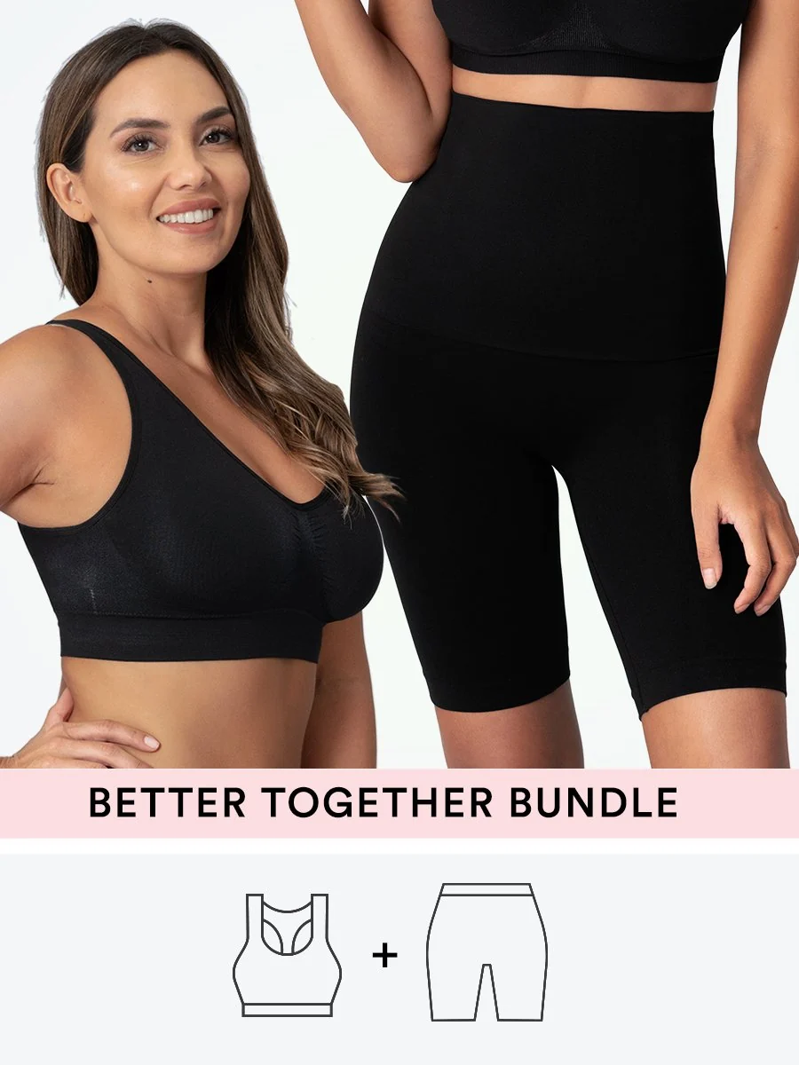 Bundle Truekind® & Shapermint Essentials 1 Shaping Bra + 1 High
