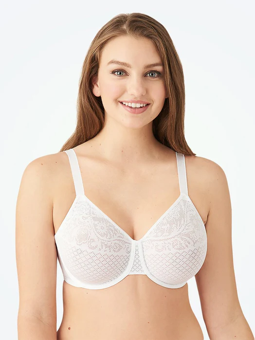 Wacoal Bra White Visual Effects Minimizer Bra
