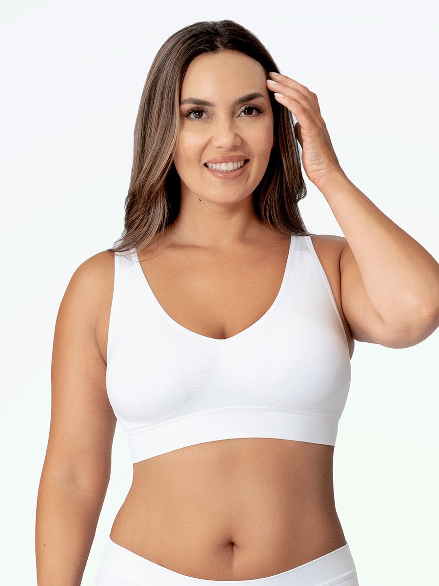 Shapermint Truekind Bra White / XS Truekind® Everyday Essential Throw-on Wireless Bra
