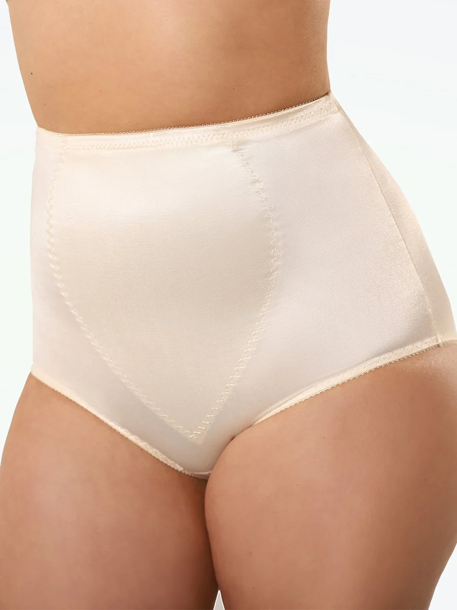 Beige Bali Firm Control Tummy Panel Brief shapewear