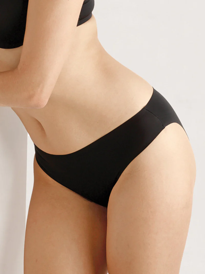 Black TC Wonderful Edge Matte Microfiber Hipster