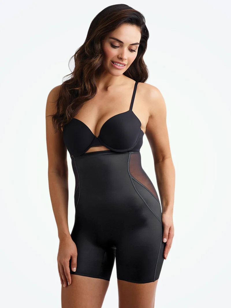 Shapermint Miraclesuit Shorts Black / S Miraclesuit® Fit & Firm High-Waist Mid-Thigh Shaper