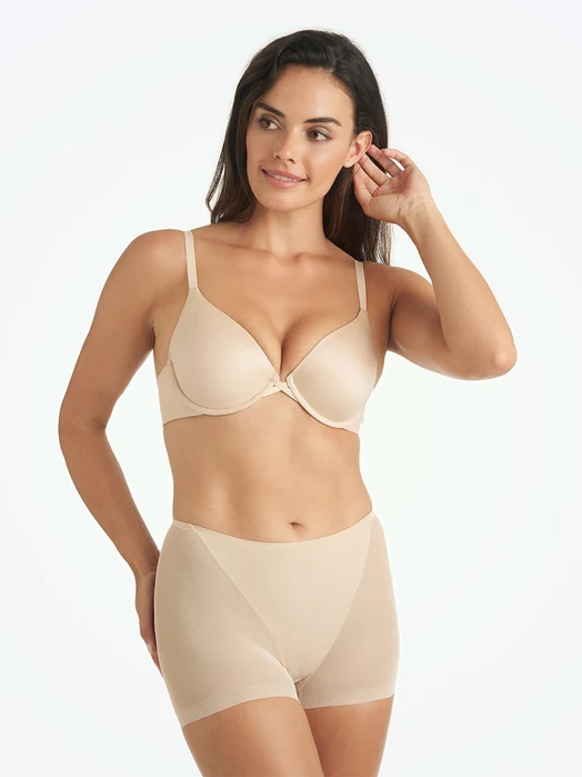 Shapermint TC Shorts Nude / S TC Wonderful Edge® Mesh & Microfiber Boyshort