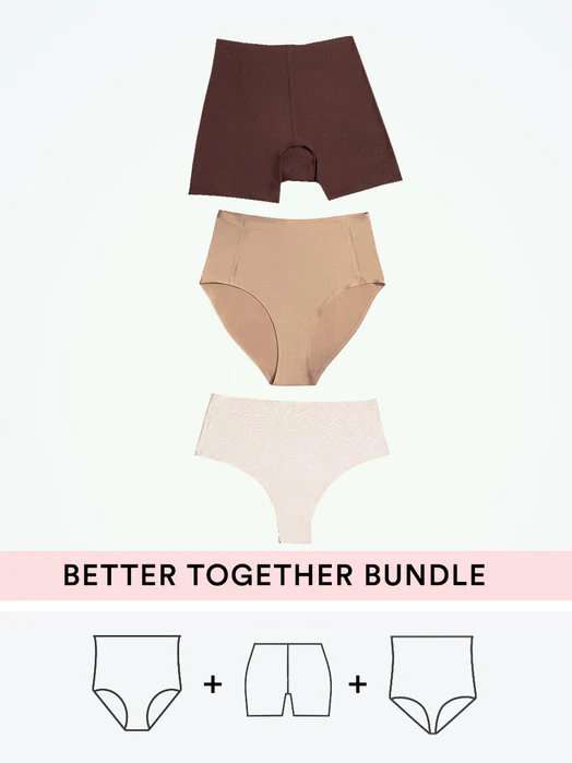 Bundle Truekind 1 Seamless Brief + 1 Seamless Thong + 1 Seamless Short